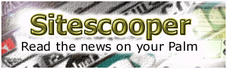 Sitescooper: scoop websites onto your PalmPilot